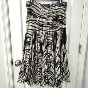 Grace Elements Y2K Flowy Cotton Midi Skirt Size M